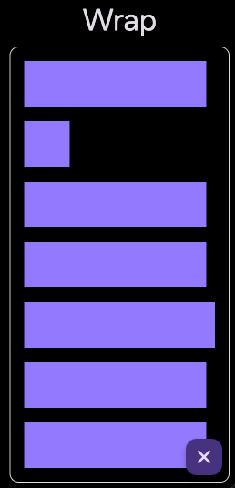 Wrap example
